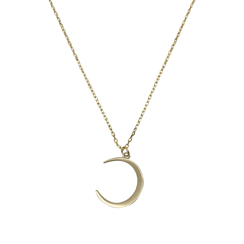 Crescent tand halskæde