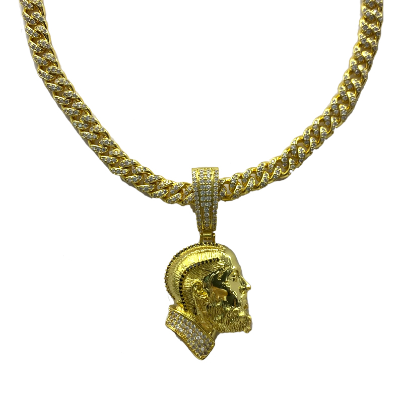 Nipsey Hussle Head Side Face Pendant