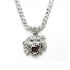 Joker fuld af zircon pendant